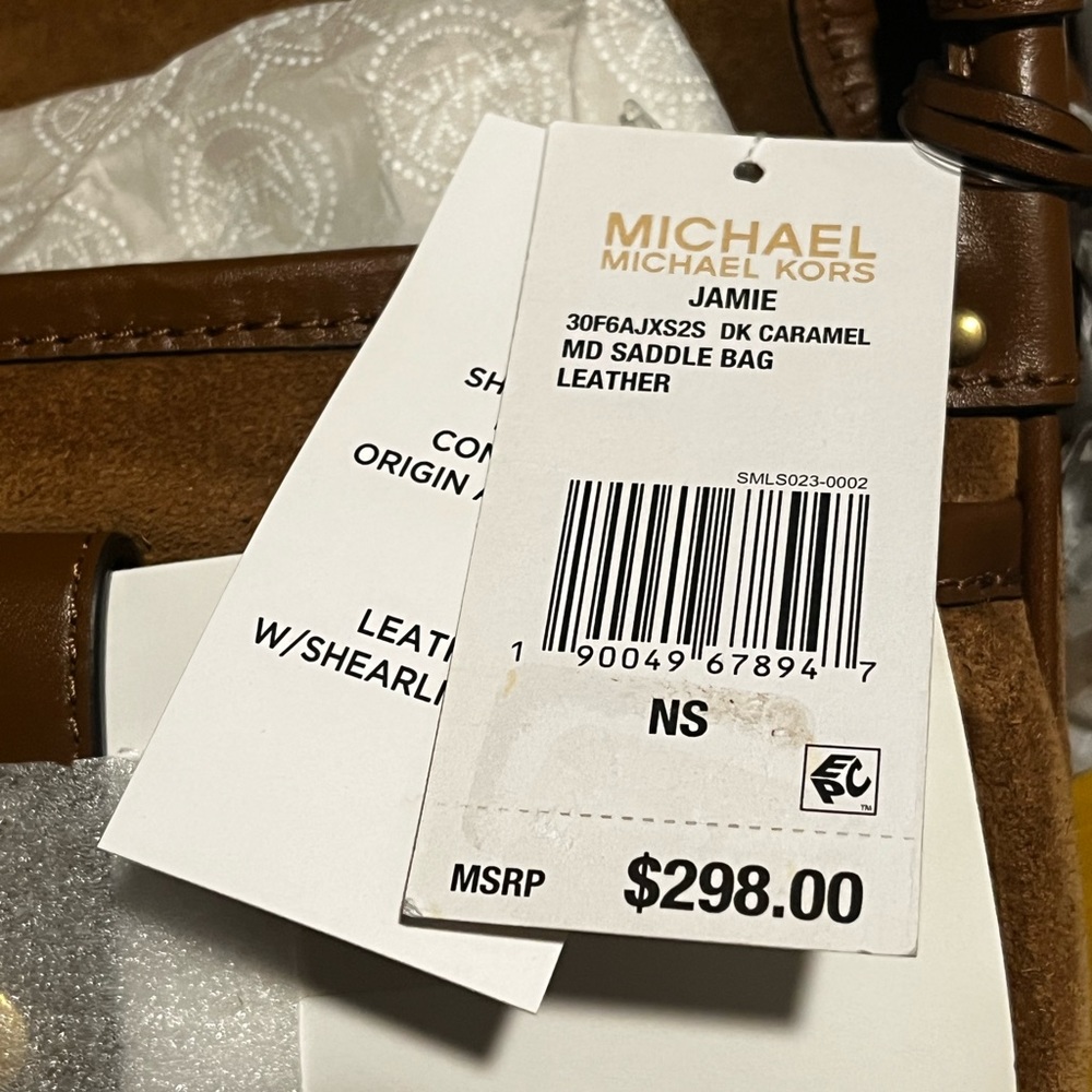 Michael Kors Jamie crossbody saddle bag NWT - Picture 10 of 10